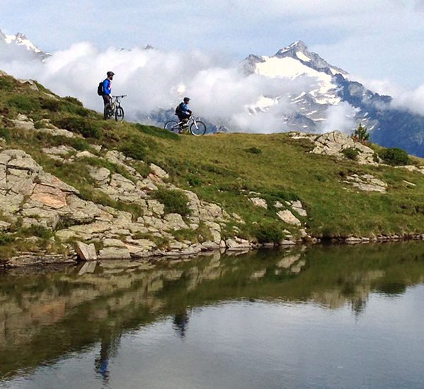 Mountainbike im Pustertal